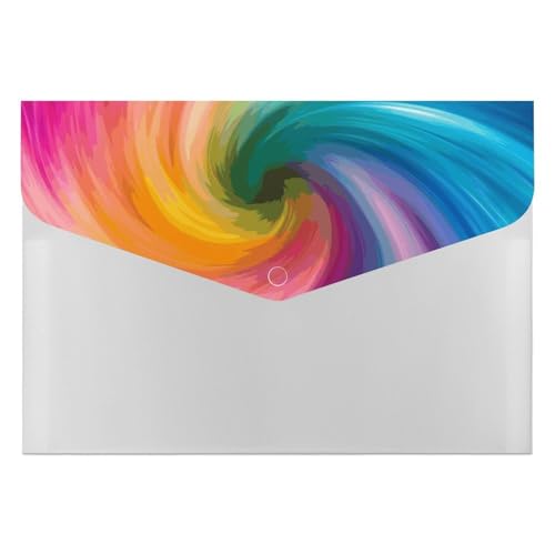 Aktenordner in Regenbogenfarben, robust, mit 6 Fächern, Ordner für Aktenschrank, Büro, Lebenslauf-Portfolio Aktenordner in Regenbogenfarben, robust, mit 6 Fächern, Ordner für Aktenschrank, Büro, Lebenslauf-Portfolio von DWTJKMS