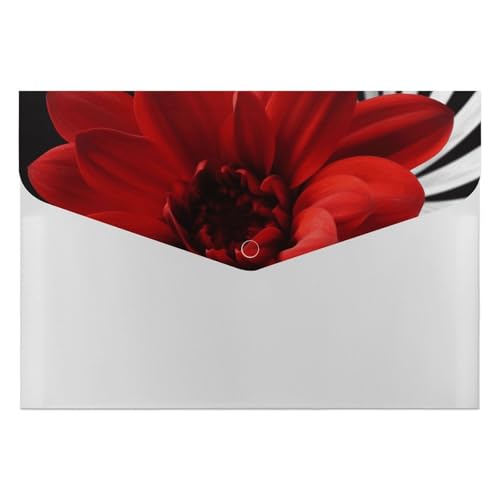 Aktenordner mit roten Blumen, langlebig, mit 6 Fächern, Ordner für Aktenschrank, Büro, Lebenslauf-Portfolio Aktenordner mit roten Blumen, langlebig, mit 6 Fächern, Ordner für Aktenschrank, Büro, Lebenslauf-Portfolio von DWTJKMS