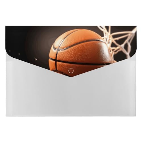 Basketball-Aktenordner, Organizer, langlebig, mit 6 Fächern, Ordner für Aktenschrank, Büro, Lebenslauf-Portfolio Basketball-Aktenordner, Organizer, langlebig, mit 6 Fächern, Ordner für Aktenschrank, Büro, Lebenslauf-Portfolio von DWTJKMS