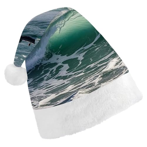 DWTJKMS Glatte Weihnachtsmütze mit Meerblick, klassische Weihnachtsmütze, dicke Weihnachtsmütze, lustige Urlaubskappe für Erwachsene, Uni DWTJKMS Glatte Weihnachtsmütze mit Meerblick, klassische Weihnachtsmütze, dicke Weihnachtsmütze, lustige Urlaubskappe für Erwachsene, Uni von DWTJKMS