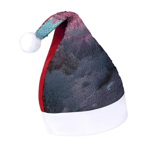 DWTJKMS Grand Canyon Weihnachtsmannmütze, klassische Fell-Weihnachtsmütze, dicke Weihnachtsmütze mit Pailletten, lustige Wintermütze DWTJKMS Grand Canyon Weihnachtsmannmütze, klassische Fell-Weihnachtsmütze, dicke Weihnachtsmütze mit Pailletten, lustige Wintermütze von DWTJKMS