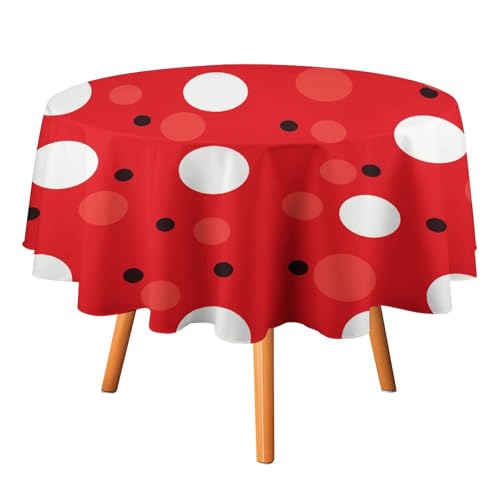 DWTJKMS Runde Tischdecke, für Picknick, Dinner-Party, Dekoration, Sommer, Herbst, Outdoor, Kreis, 91,4 x 91,4 cm, für Hochzeit, Geburtstag, Terrasse, Party DWTJKMS Runde Tischdecke, für Picknick, Dinner-Party, Dekoration, Sommer, Herbst, Outdoor, Kreis, 91,4 x 91,4 cm, für Hochzeit, Geburtstag, Terrasse, Party von DWTJKMS