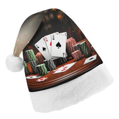 DWTJKMS Weihnachtsmannmütze, Weihnachtsfeier, Geschenk, Hüte, Weihnachten, Urlaub, Uni, Poker, Turnier, Weihnachtsmütze, Partyhut DWTJKMS Weihnachtsmannmütze, Weihnachtsfeier, Geschenk, Hüte, Weihnachten, Urlaub, Uni, Poker, Turnier, Weihnachtsmütze, Partyhut von DWTJKMS