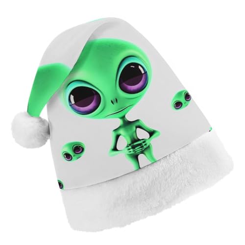 DWTJKMS Weihnachtsmannmütze, Weihnachtsfeier, Geschenk, Hüte, Weihnachten, Urlaub, Uni, grün, AlienWeihnachtsmütze, Partyhut DWTJKMS Weihnachtsmannmütze, Weihnachtsfeier, Geschenk, Hüte, Weihnachten, Urlaub, Uni, grün, AlienWeihnachtsmütze, Partyhut von DWTJKMS