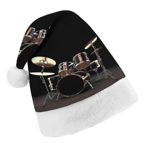 DWTJKMS Weihnachtsmannmützen, Weihnachtsfeier, Geschenk, Hüte, Weihnachten, Urlaub, Uni, cooles Schlagzeug-Set, Weihnachtsmütze, Partyhut DWTJKMS Weihnachtsmannmützen, Weihnachtsfeier, Geschenk, Hüte, Weihnachten, Urlaub, Uni, cooles Schlagzeug-Set, Weihnachtsmütze, Partyhut von DWTJKMS