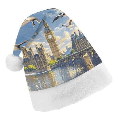 DWTJKMS Weihnachtsmannmützen, Weihnachtsfeier, Geschenk, Hüte, Weihnachten, Urlaub, Uni, handbemalt, Stadt, Weihnachtsmütze, Partyhut DWTJKMS Weihnachtsmannmützen, Weihnachtsfeier, Geschenk, Hüte, Weihnachten, Urlaub, Uni, handbemalt, Stadt, Weihnachtsmütze, Partyhut von DWTJKMS