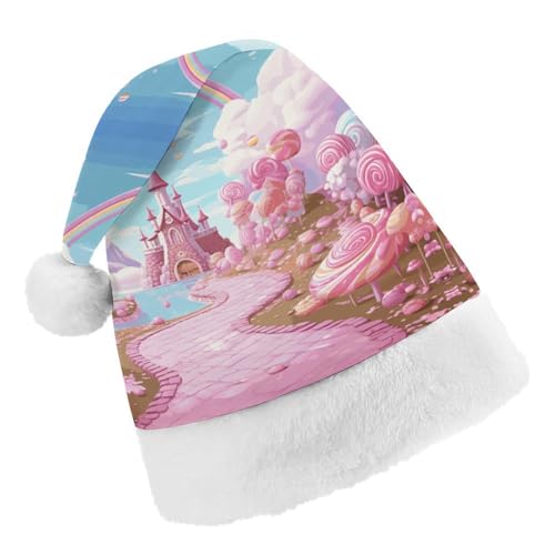 DWTJKMS Weihnachtsmütze, Weihnachtsfeier, Geschenk, Hüte, Weihnachten, Urlaub, Uni, Süßigkeitenlandweihnachtsmütze, Partyhut DWTJKMS Weihnachtsmütze, Weihnachtsfeier, Geschenk, Hüte, Weihnachten, Urlaub, Uni, Süßigkeitenlandweihnachtsmütze, Partyhut von DWTJKMS