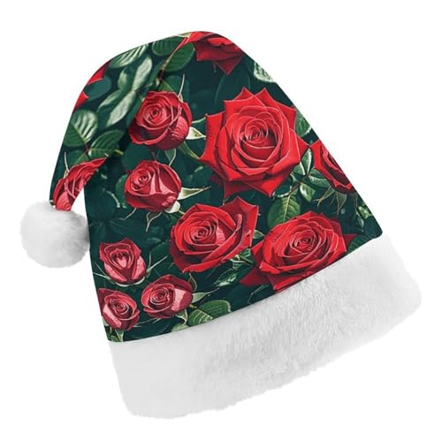 DWTJKMS Weihnachtsmütze, Weihnachtsfeier, Geschenk, Hüte, Weihnachten, Urlaub, Uni, rote Rose, romantisch, Weihnachtsmütze, Partyhut DWTJKMS Weihnachtsmütze, Weihnachtsfeier, Geschenk, Hüte, Weihnachten, Urlaub, Uni, rote Rose, romantisch, Weihnachtsmütze, Partyhut von DWTJKMS