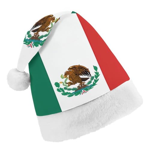 DWTJKMS Weihnachtsmütze, Weihnachtsmannmütze, Geschenk, Hüte, Urlaub, Uni, Flagge von Mexiko, Weihnachtsmütze, Partyhut DWTJKMS Weihnachtsmütze, Weihnachtsmannmütze, Geschenk, Hüte, Urlaub, Uni, Flagge von Mexiko, Weihnachtsmütze, Partyhut von DWTJKMS