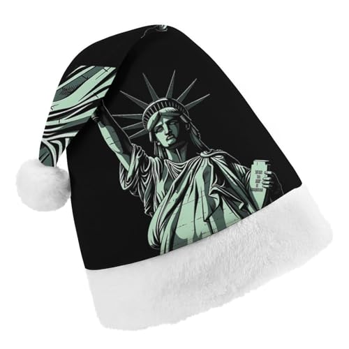 DWTJKMS Weihnachtsmütze, Weihnachtsmannmütze, Geschenk, Hüte, Urlaub, Uni, Freiheitsstatue, Muster, Weihnachtsmütze, Partyhut DWTJKMS Weihnachtsmütze, Weihnachtsmannmütze, Geschenk, Hüte, Urlaub, Uni, Freiheitsstatue, Muster, Weihnachtsmütze, Partyhut von DWTJKMS