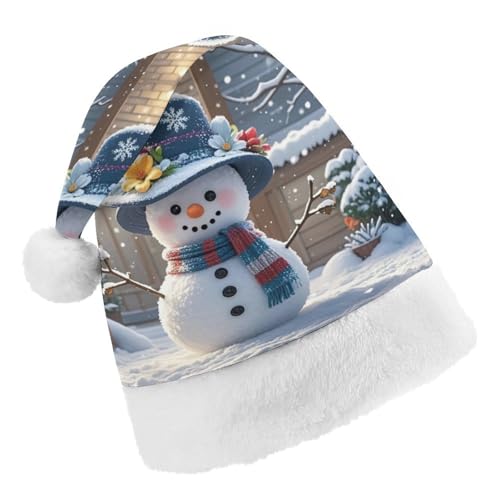 DWTJKMS Weihnachtsmütze, Weihnachtsmannmütze, Geschenk, Hüte, Weihnachten, Urlaub, Uni, Blume, Schneemann, Weihnachtsmütze, Partyhut DWTJKMS Weihnachtsmütze, Weihnachtsmannmütze, Geschenk, Hüte, Weihnachten, Urlaub, Uni, Blume, Schneemann, Weihnachtsmütze, Partyhut von DWTJKMS