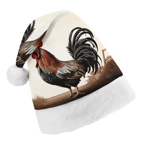 DWTJKMS Weihnachtsmütze, Weihnachtsmannmütze, Geschenk, Hüte, Weihnachten, Urlaub, Uni, Hahn, Weihnachtsmütze, Partyhut DWTJKMS Weihnachtsmütze, Weihnachtsmannmütze, Geschenk, Hüte, Weihnachten, Urlaub, Uni, Hahn, Weihnachtsmütze, Partyhut von DWTJKMS