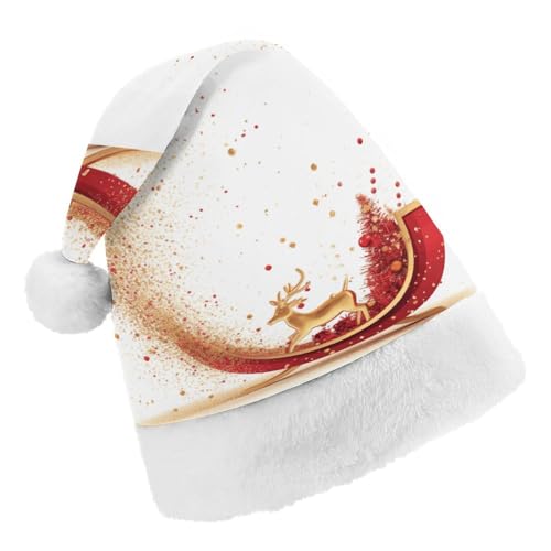 DWTJKMS Weihnachtsmütze, Weihnachtsmannmütze, Geschenk, Hüte, Weihnachten, Urlaub, Uni, Schlitten, Weihnachtsmütze, Partyhut DWTJKMS Weihnachtsmütze, Weihnachtsmannmütze, Geschenk, Hüte, Weihnachten, Urlaub, Uni, Schlitten, Weihnachtsmütze, Partyhut von DWTJKMS
