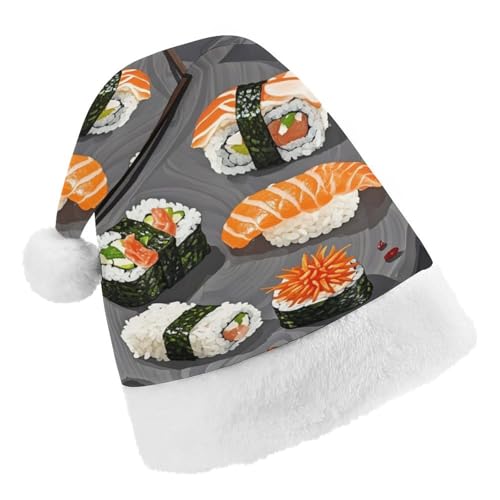 DWTJKMS Weihnachtsmütze, Weihnachtsmannmütze, Geschenk, Hüte, Weihnachten, Urlaub, Uni, japanisches Essen, Weihnachtsmütze, Partyhut DWTJKMS Weihnachtsmütze, Weihnachtsmannmütze, Geschenk, Hüte, Weihnachten, Urlaub, Uni, japanisches Essen, Weihnachtsmütze, Partyhut von DWTJKMS