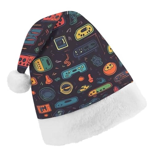 DWTJKMS Weihnachtsmütze, Weihnachtsmannmütze, Geschenk für Weihnachten, Urlaub, Uni, Spiel, Videospiele, Muster, Weihnachtsmütze, Partyhut DWTJKMS Weihnachtsmütze, Weihnachtsmannmütze, Geschenk für Weihnachten, Urlaub, Uni, Spiel, Videospiele, Muster, Weihnachtsmütze, Partyhut von DWTJKMS