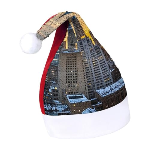 DWTJKMS Weihnachtsmütze mit Sonnenuntergang und Sonnenuntergang, klassische Fellmütze, dick, für Weihnachten, Party, mit Pailletten, lustige Wintermütze DWTJKMS Weihnachtsmütze mit Sonnenuntergang und Sonnenuntergang, klassische Fellmütze, dick, für Weihnachten, Party, mit Pailletten, lustige Wintermütze von DWTJKMS