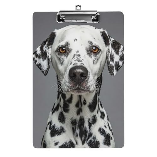Dalmatiner-Klemmbrett aus Acryl, niedlich, modisch, dekorativ, 31,8 x 21,6 cm, Standard-A4-Größe, Acryl-Clip für Klassenzimmer, Lehrer, Bürobedarf Dalmatiner-Klemmbrett aus Acryl, niedlich, modisch, dekorativ, 31,8 x 21,6 cm, Standard-A4-Größe, Acryl-Clip für Klassenzimmer, Lehrer, Bürobedarf von DWTJKMS