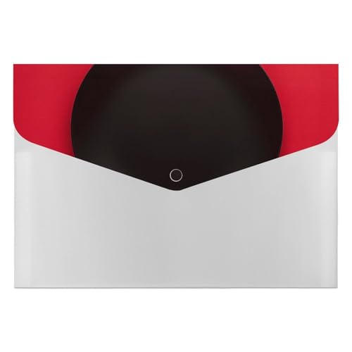 Dokumentenmappen, Organizer, strapazierfähig, mit 6 Fächern, für Aktenschrank, Büro, Lebenslauf-Portfolio, Rot / Schwarz Dokumentenmappen, Organizer, strapazierfähig, mit 6 Fächern, für Aktenschrank, Büro, Lebenslauf-Portfolio, Rot / Schwarz von DWTJKMS