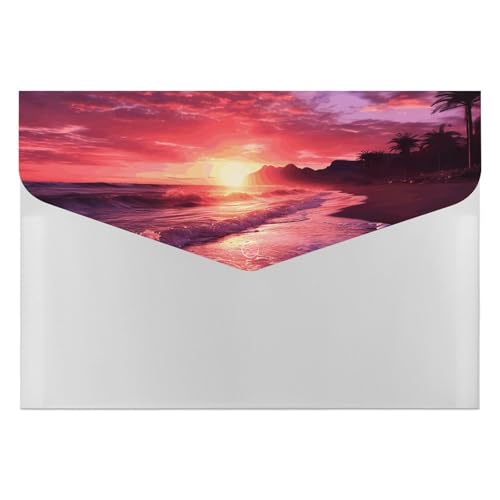 Dokumentenmappen, Organizer mit Sonnenuntergang, langlebig, mit 6 Fächern, Ordner für Aktenschrank, Büro, Lebenslauf-Portfolio Dokumentenmappen, Organizer mit Sonnenuntergang, langlebig, mit 6 Fächern, Ordner für Aktenschrank, Büro, Lebenslauf-Portfolio von DWTJKMS