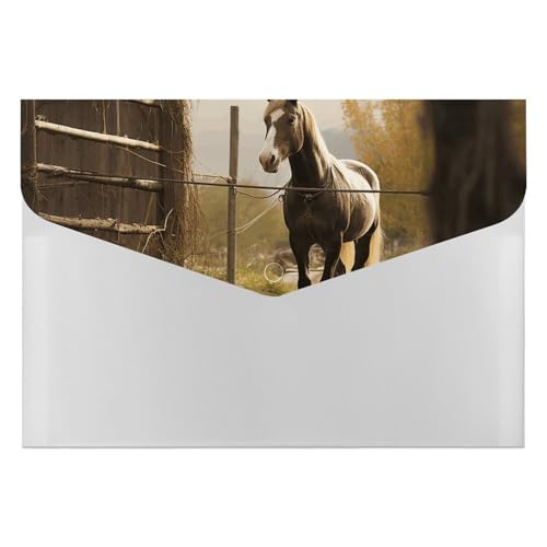 Fence and Horse File Folders Organizer, Durable File Portfolio with 6 Pocket Compartments, Folders for Filing Cabinet, Office, Resume Portfolio Fence and Horse File Folders Organizer, Durable File Portfolio with 6 Pocket Compartments, Folders for Filing Cabinet, Office, Resume Portfolio von DWTJKMS