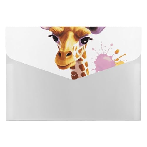 Giraffe Aktenordner, Organizer, langlebig, mit 6 Fächern, Ordner für Aktenschrank, Büro, Lebenslauf-Portfolio Giraffe Aktenordner, Organizer, langlebig, mit 6 Fächern, Ordner für Aktenschrank, Büro, Lebenslauf-Portfolio von DWTJKMS