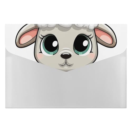 Lamb Aktenordner, Organizer, langlebig, mit 6 Fächern, Ordner für Aktenschrank, Büro, Lebenslauf-Portfolio von DWTJKMS