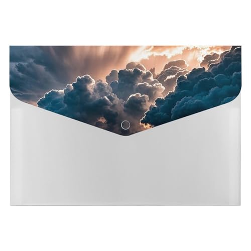 Magnificent Rainstorm Cloud Aktenordner, Organizer, langlebig, mit 6 Fächern, Ordner für Aktenschrank, Büro, Lebenslauf-Portfolio Magnificent Rainstorm Cloud Aktenordner, Organizer, langlebig, mit 6 Fächern, Ordner für Aktenschrank, Büro, Lebenslauf-Portfolio von DWTJKMS