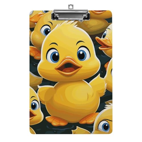 Niedliches Enten-Klemmbrett aus Acryl, niedliches modisches Klemmbrett, dekorativ, 31,8 x 21,6 cm, Standard-A4-Größe, Acryl-Clip für Klassenzimmer, Lehrer, Bürobedarf Niedliches Enten-Klemmbrett aus Acryl, niedliches modisches Klemmbrett, dekorativ, 31,8 x 21,6 cm, Standard-A4-Größe, Acryl-Clip für Klassenzimmer, Lehrer, Bürobedarf von DWTJKMS