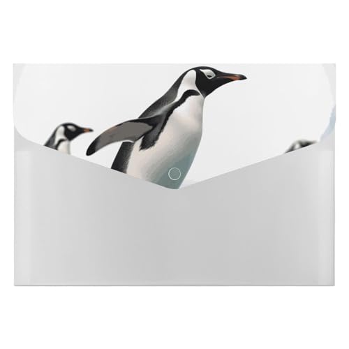 Pinguin-Aktenordner, Organizer, langlebig, mit 6 Fächern, Ordner für Aktenschrank, Büro, Lebenslauf-Portfolio Pinguin-Aktenordner, Organizer, langlebig, mit 6 Fächern, Ordner für Aktenschrank, Büro, Lebenslauf-Portfolio von DWTJKMS