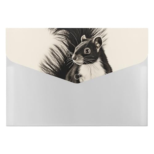 Skunk Aktenordner, Organizer, langlebig, mit 6 Fächern, Ordner für Aktenschrank, Büro, Lebenslauf-Portfolio Skunk Aktenordner, Organizer, langlebig, mit 6 Fächern, Ordner für Aktenschrank, Büro, Lebenslauf-Portfolio von DWTJKMS