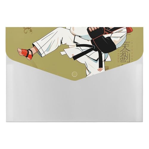 Taekwondo-Design, Aktenordner, Organizer, langlebig, mit 6 Fächern, Ordner für Aktenschrank, Büro, Lebenslauf-Portfolio Taekwondo-Design, Aktenordner, Organizer, langlebig, mit 6 Fächern, Ordner für Aktenschrank, Büro, Lebenslauf-Portfolio von DWTJKMS