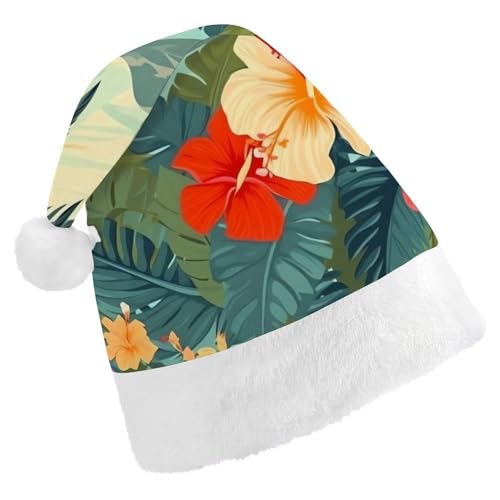 DWVSFJM Sommer-Hawaii-Weihnachtsmannmütze, weiche Weihnachtsmütze für Erwachsene, waschbar, Uni, stilvolle Urlaubskappe DWVSFJM Sommer-Hawaii-Weihnachtsmannmütze, weiche Weihnachtsmütze für Erwachsene, waschbar, Uni, stilvolle Urlaubskappe von DWVSFJM