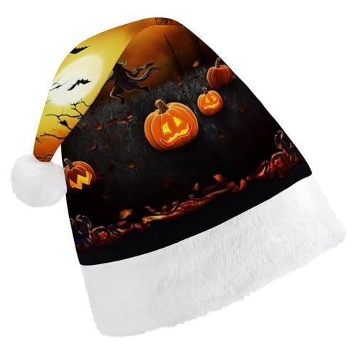 DWVSFJM Weihnachtsmütze für Halloween, Party, weich, für Erwachsene, waschbar, Uni, stilvolle Urlaubskappe DWVSFJM Weihnachtsmütze für Halloween, Party, weich, für Erwachsene, waschbar, Uni, stilvolle Urlaubskappe von DWVSFJM