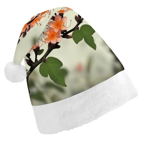 DWVSFJM Weihnachtsmütze mit Blumenmuster, gemäßigte Zone, weiche Weihnachtsmütze für Erwachsene, waschbar, Uni, stilvolle Urlaubskappe DWVSFJM Weihnachtsmütze mit Blumenmuster, gemäßigte Zone, weiche Weihnachtsmütze für Erwachsene, waschbar, Uni, stilvolle Urlaubskappe von DWVSFJM