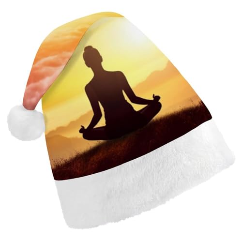 DWVTMNS Weihnachtsmütze, personalisierbar, Weihnachtsmannmütze, bedruckt, 43 cm, Yoga, Meditation, geeignet für Silvester, Urlaub, Party, Geschenke DWVTMNS Weihnachtsmütze, personalisierbar, Weihnachtsmannmütze, bedruckt, 43 cm, Yoga, Meditation, geeignet für Silvester, Urlaub, Party, Geschenke von DWVTMNS