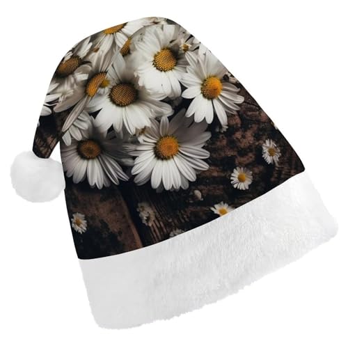 DWVTSLH Weihnachtsmütze in Herzform, bedruckt, Weihnachtsmannmütze, weicher und bequemer Samt, verdickte Weihnachtsmütze, geeignet für Weihnachten, Neujahr, Urlaub, Partyzubehör DWVTSLH Weihnachtsmütze in Herzform, bedruckt, Weihnachtsmannmütze, weicher und bequemer Samt, verdickte Weihnachtsmütze, geeignet für Weihnachten, Neujahr, Urlaub, Partyzubehör von DWVTSLH