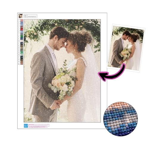 DXDOING Diamond Painting Eigenes Foto Personalisiert - Gestalten Sie Ihr Eigenes Bild mit Designer-Bildoptimierung, Full Set mit HD Leinwand, Custom Painting für Erwachsene als Deko Runder 90x100cm DXDOING Diamond Painting Eigenes Foto Personalisiert - Gestalten Sie Ihr Eigenes Bild mit Designer-Bildoptimierung, Full Set mit HD Leinwand, Custom Painting für Erwachsene als Deko Runder 90x100cm von DXDOING