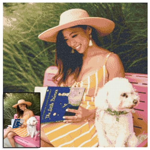 DXDOING Personalisiertes Diamant Painting Set mit individuellem Foto - DIY Kunsthandwerk mit runden Funkeleffekt Diamanten - Perfekte Geschenkidee für jeden Anlass - 41% mehr Diamanten inklusive DXDOING Personalisiertes Diamant Painting Set mit individuellem Foto - DIY Kunsthandwerk mit runden Funkeleffekt Diamanten - Perfekte Geschenkidee für jeden Anlass - 41% mehr Diamanten inklusive von DXDOING