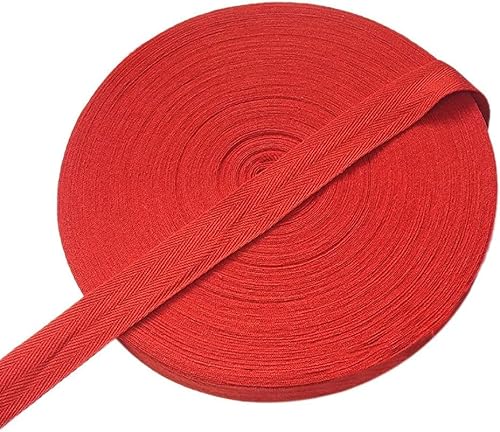 DXEAIN Bastelband, Band, 45,7 m, 2,5 cm, Baumwoll-Twillband, weiches, natürliches Twillband, Fischgrätenmuster, Näh-Twill for Heimwerkerarbeiten, Geschenkverpackungen und handgefertigte Bänder,(Red) DXEAIN Bastelband, Band, 45,7 m, 2,5 cm, Baumwoll-Twillband, weiches, natürliches Twillband, Fischgrätenmuster, Näh-Twill for Heimwerkerarbeiten, Geschenkverpackungen und handgefertigte Bänder,(Red) von DXEAIN