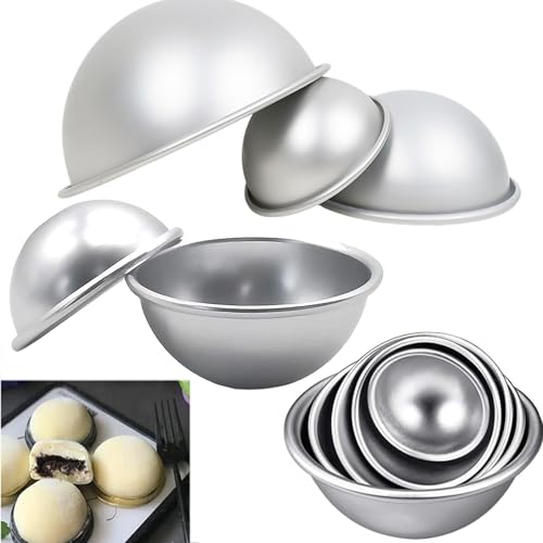 DXIA 10 Stücke Badebombe Formen, Seifenform Bath Bomb Molds, Aluminium Bath Bomb Kuchen Molds, DIY Badebombe Kit,für Hausgemachte Badebomben und Basteln Sie Ihre Eigenen Fizzles für Handwerk von DXIA