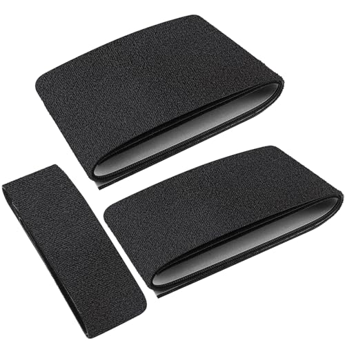 DXLing 3m Gewebe-Reparaturband für Segeltuch 10cm 8cm 5cm Breit Schwarz Flicken zum Aufbügeln Nylon Flausch Wasserdicht Markise Flicken Reparatur Flausch Selbstklebende Bügelflicken für Daunenjacke von DXLing