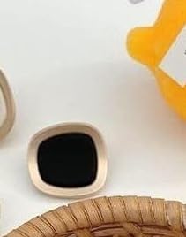 Mantelknöpfe, Perlenknöpfe, Knöpfe for Vintage-Knöpfe, elegante Blazer-Knöpfe, for Nähen von Manschettenknöpfen, Ersatzknopf – A – 18 mm (Farbe: B, Größe: 18 mm)(Color:Black) von DXZYHMSDF