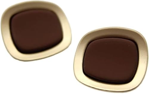 Mantelknöpfe, Perlenknöpfe, Knöpfe for Vintage-Knöpfe, elegante Blazer-Knöpfe, for Nähen von Manschettenknöpfen, Ersatzknopf – A – 18 mm (Farbe: B, Größe: 18 mm)(Color:Coffee) von DXZYHMSDF