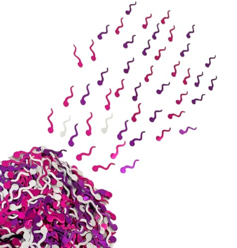 1 Packung buntes Glitzer-Konfetti, niedliche Streu-Party-Tischdekoration für Valentinstag, Konfettikanone, Feier, Hochzeit, Verlobung, Zubehör, Y8 Set Q7 von DYBADYSA