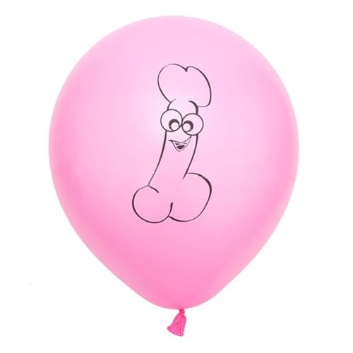 10 Stück Streich Aufblasbare Junggesellinnenabschiede Ballon-Spiel Spielzeug Brautdekoration Dusche Foto Requisite Junggesellinnenabschied Zubehör Werkzeugset Y1 von DYBADYSA