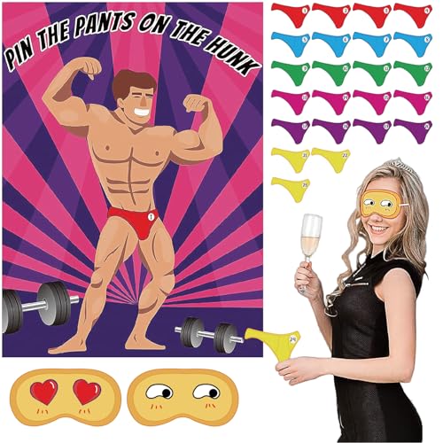 DYBADYSA 1 Packung Junk On The Hunk Night Out Partyzubehör Gastgeschenk Brautparty Hochzeit Spielset H12 DYBADYSA 1 Packung Junk On The Hunk Night Out Partyzubehör Gastgeschenk Brautparty Hochzeit Spielset H12 von DYBADYSA