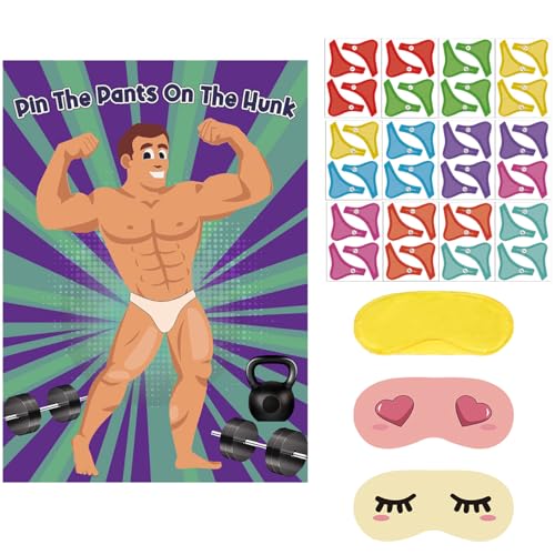 DYBADYSA 1 Packung Junk On The Hunk Night Out Partyzubehör Gastgeschenk Brautparty Hochzeit Spielset H13 DYBADYSA 1 Packung Junk On The Hunk Night Out Partyzubehör Gastgeschenk Brautparty Hochzeit Spielset H13 von DYBADYSA