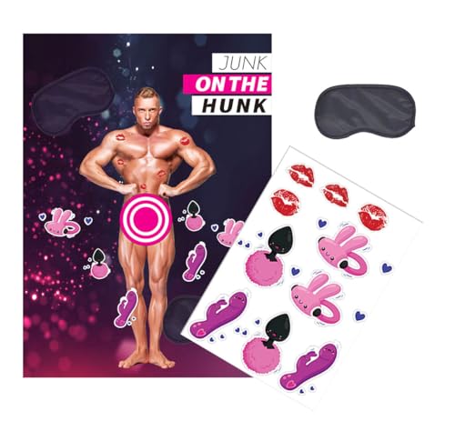 DYBADYSA 1 Packung Junk On The Hunk Night Out Partyzubehör Gastgeschenk Brautparty Hochzeit Spielset H14 von DYBADYSA