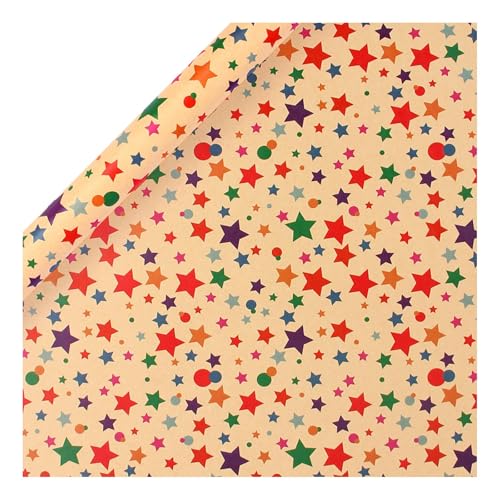 Seidenpapier Weißdruck Einwickeln Happy Birthday Gift Paper Geschenkpapier Geschenkpapier Geschenkpapier Geschenkpapier Spaß (Red, One Size) von DYKeWei