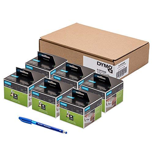 6 x Dymo S0722540 Original LabelWriter Vielzwecketiketten, abnehmbarer selbstklebend, 11354, 57 x 32 mm, 500/Rolle + Papermate Kugelschreiber Geschenk 6 x Dymo S0722540 Original LabelWriter Vielzwecketiketten, abnehmbarer selbstklebend, 11354, 57 x 32 mm, 500/Rolle + Papermate Kugelschreiber Geschenk von DYMO